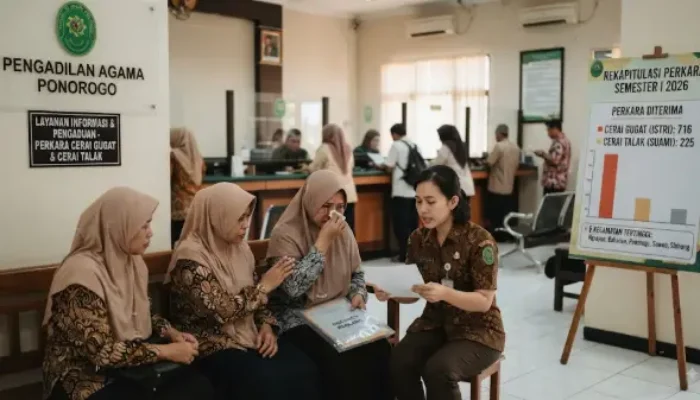 Tren Perceraian di Ponorogo Masih Tinggi: 941 Kasus Terdaftar dalam Enam Bulan