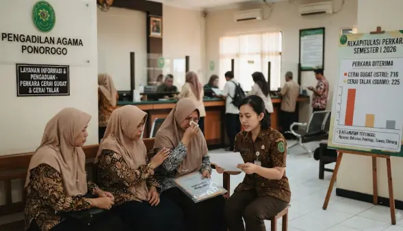 Tren Perceraian di Ponorogo Masih Tinggi
