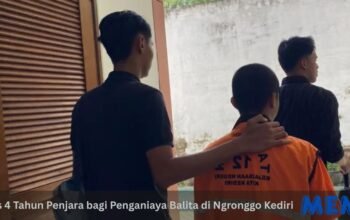 Vonis empat tahun penjara, penganiaya balita ngronggo kediri
