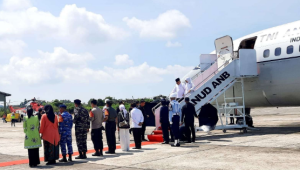 Wakil Presiden Ma’ruf Amin Terbang ke Pulau Sebatik