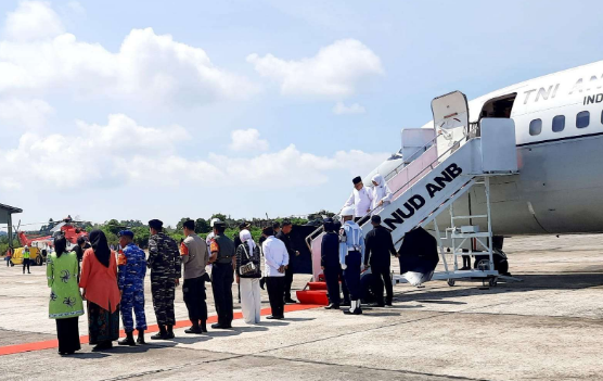 Wakil Presiden Ma'ruf Amin Terbang ke Pulau Sebatik