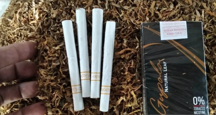 Warga Desa Padurenan Kecamatan Gebog Ciptakan Rokok Berbahan Baku Daun Talas