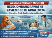 Waspada Penyakit Musiman RSUD Jombang Rawat 41 Pasien DBD di Awal 2026 Mayoritas Anak dan Remaja Jadi Korban