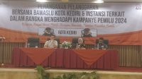 Gandeng Organisasi Media dan Mahasiswa, Bawaslu Kota Kediri Sinkronisasi Penanganan Pelanggaran Pemilu 2024