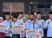 Prestasi Gemilang! Kemenag Kediri Serahkan Trofi Juara PORSENI Jatim 2025