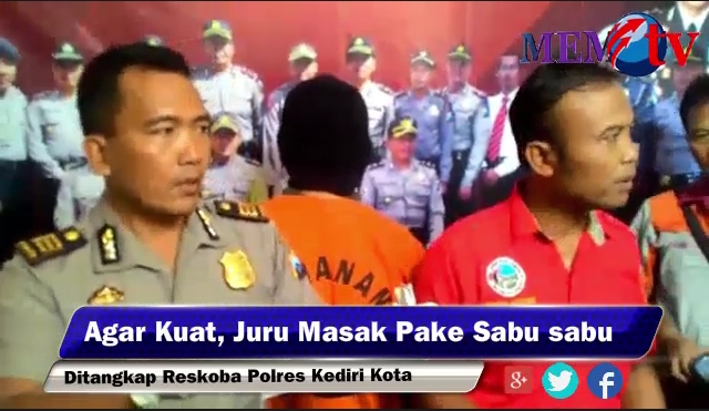 agar kuat, juru masak konsumsi sabu sabu