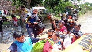 Hujan Tiada Henti, 8Jam 24Desa Digenangi Banjir, 150 Rumah Tenggelam