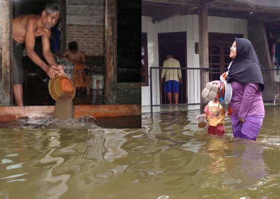 banjir bandang landa daerah