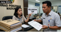 membayar csr di pemkot madiun