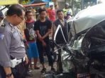 Ngeri !  Bayi Berusia 3 Tahun Ini Terlempar dari Mobil Avansa di Jalur Pantura Tuban