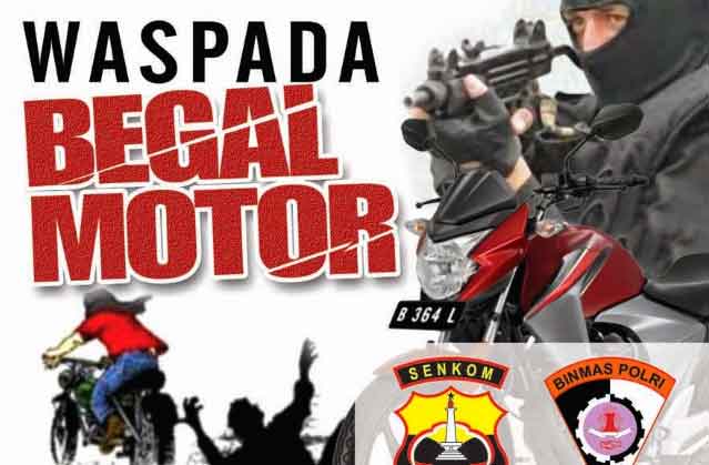 begal motor di medan