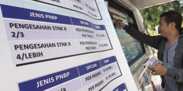 Tarif BBNKB Naik Jadi 12,5 Persen