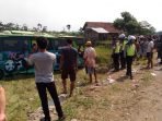Bus PO Restu Terguling Satu Penumpang Tewas