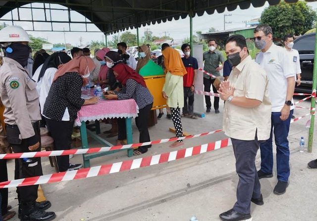 Harga Minyak Goreng Melambung, Erick Thohir Gelar Operasi Pasar