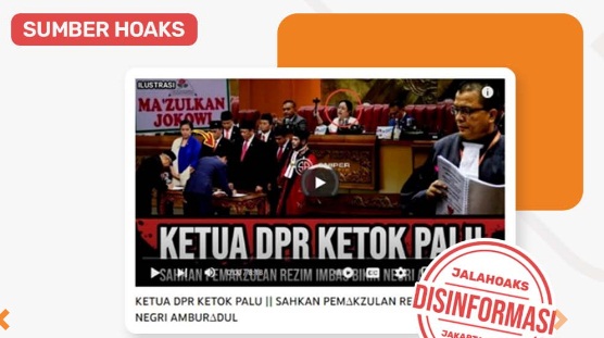 Klaim Pemakzulan Jokowi, DPR RI, Fakta Tidak Ada Dasar, Presiden Joko Widodo, Video Youtube, Berita Kontroversial