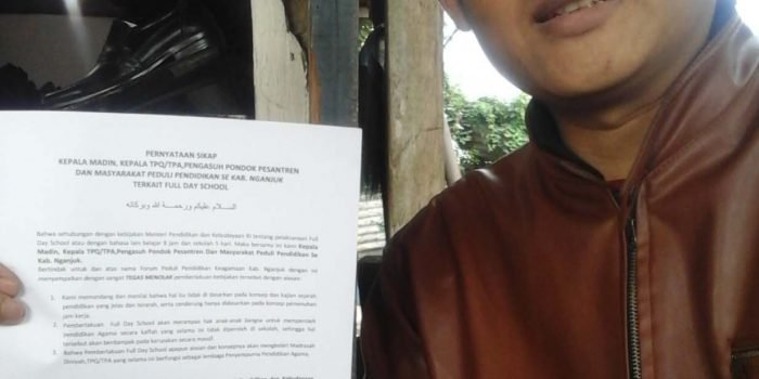 Kelompok Kyai NU dan Lembaga Pendidikan Islam Tolak Program Full Day School