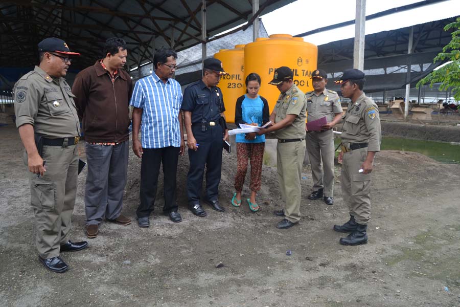 kandang bebek tak berizin ditertibkan