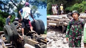 Puluhan Truk Terseret Lahar Dingin di Area Pungli Galian C Yang Dikoordinir Oknum