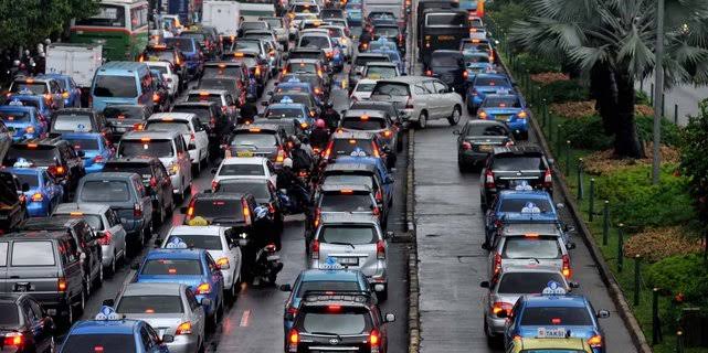 kota paling macet di Indonesia