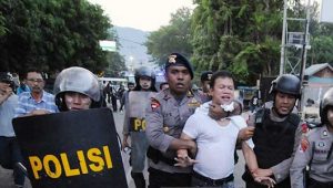 Unjuk Rasa GMKI Kota Palu, Tujuh Luka Luka