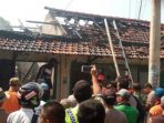 Akibat Ledakkan Korek Api Dua Toko di Pasar Merkawang Tambakboyo Terbakar