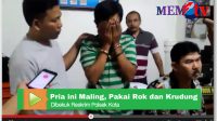 Residivis Maling Lagi, Kali Ini Pakai Rok dan Krudung