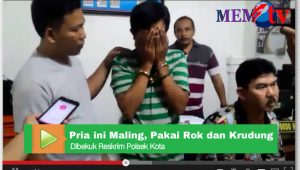 Residivis Maling Lagi, Kali Ini Pakai Rok dan Krudung