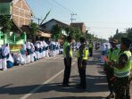 Kedatangan Mensos Mendapat Keamanan VIP Dari Polres Bojonegoro