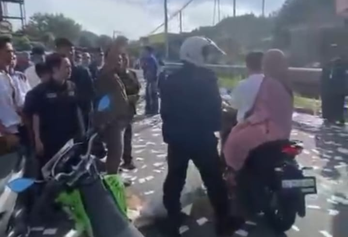 Pesta Mercon di Tengah Jalan Picu Keributan, Warga Tantang Polisi