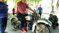 Puluhan Motor Antik Dipamerkan di Museum Airlangga