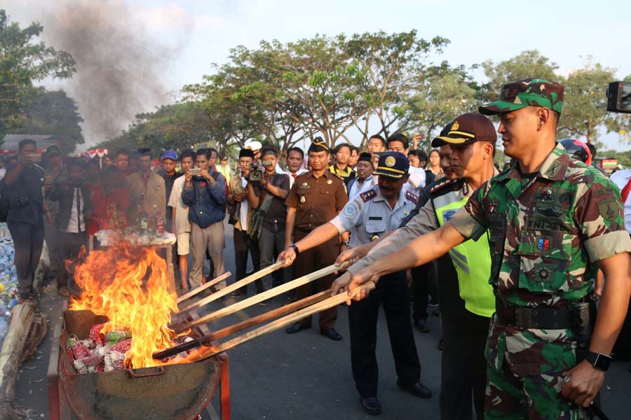 Pemusnahan Barang Bukti