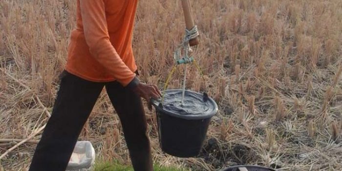 Akibat Meluasnya Bencana Kekeringan , Petani Andalkan Sumber Mata Air Dari Sumur Gali