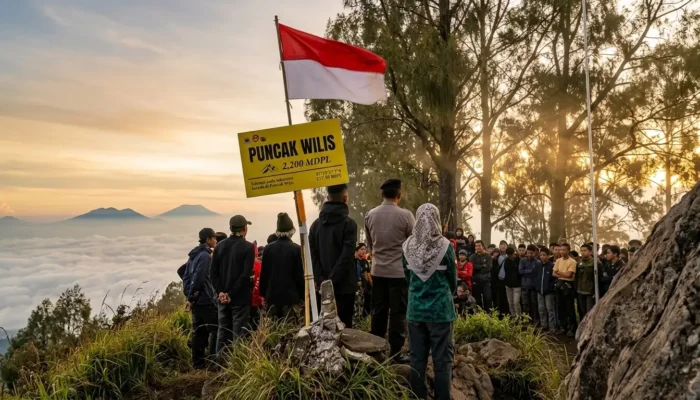 Mencegah Bahaya Kebakaran Hutan Jalur Pendakian Gunung Wilis via Jurang Senggani Ditutup Total