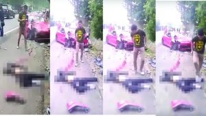 Vidio Mobil Polisi Tabrak Mati Langkahi Mayat, Jadi Viral