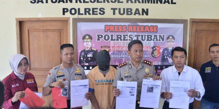 Menyebarkan Kata-Kata Tak Senonoh Terhadap Polri, Pemuda Asal Tambakboyo Diamankan Tim Siber Polres Tuban