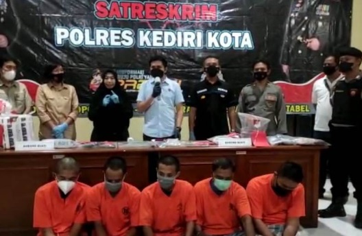 Bulan Puasa, Empat Kasus Kriminalitas Diungkap Reskrim Polres Kediri Kota