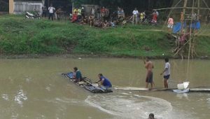 Mandi di Sungai Ngrowo, Siswa MTs Tenggelam