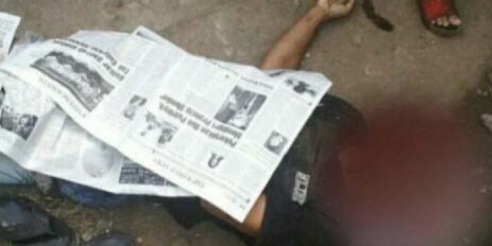 Tabrak Tiang Reklame Apotek-Mayat Tanpa Identitas Langsung Meninggal