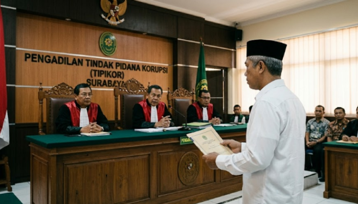 Sidang Kasus Perangkat Desa Kediri: Terdakwa Ungkap Arahan Bupati Dhito Menangkan Caleg PDIP dalam Pledoi