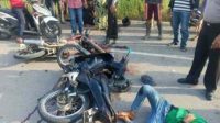 Dua Pengendara Motor Tewas,Akibat Balapan Liar di Jalan Raya Poros Bangkala