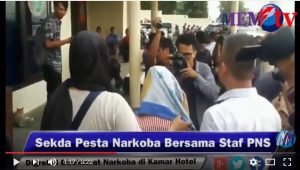 Ini Vidio Lengkap Penggrebakan Sekda Bersama PNS Cantik di Kamar Hotel