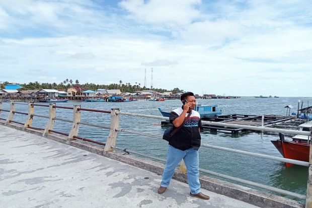 2 Pekan Jaringan Telekomunikasi Mati, Camat Pulau Laut: Ekonomi Kami Lumpuh