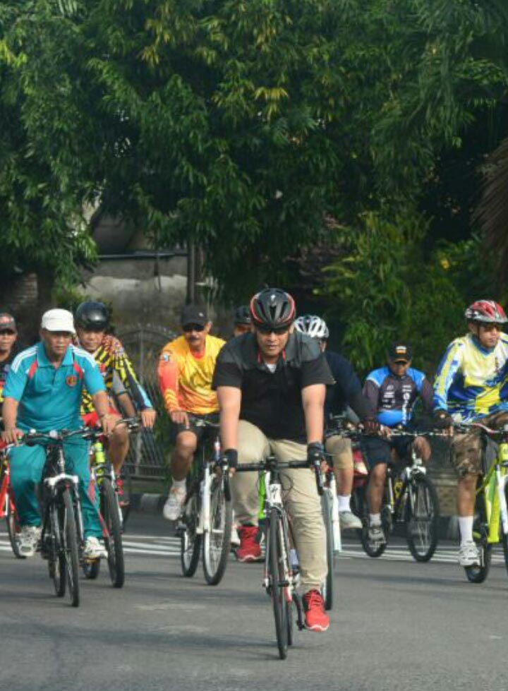 walikota kediri gowes