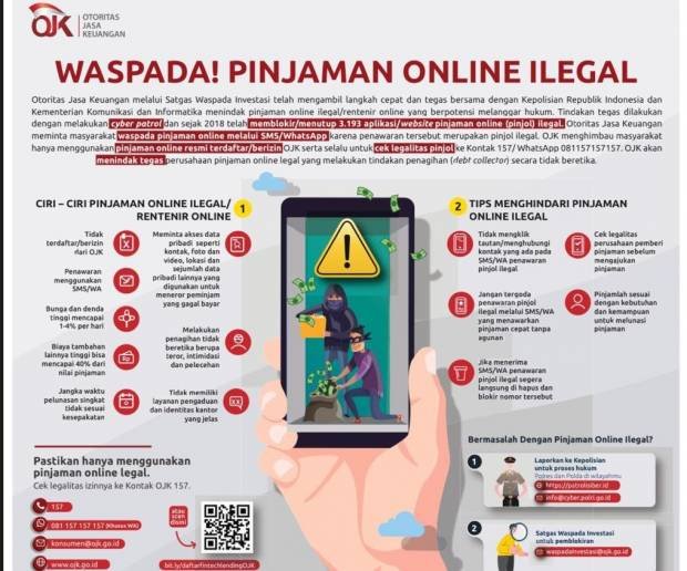 Pinjol dan Investasi Ilegal Diblokir